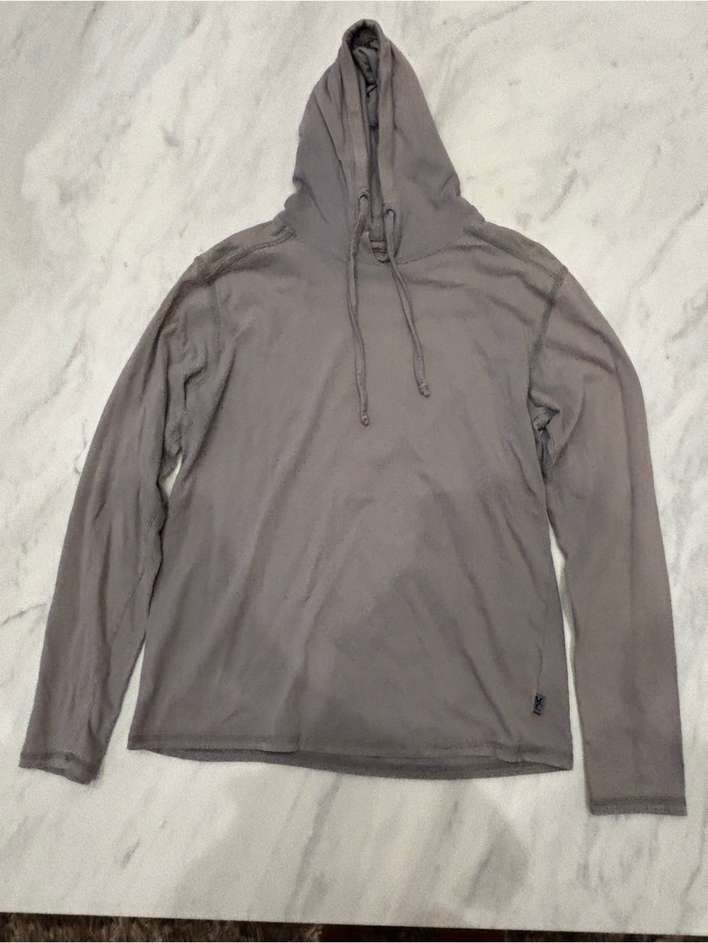 Modern culture Men's Gray Hooded Long-Sleeve Pullover